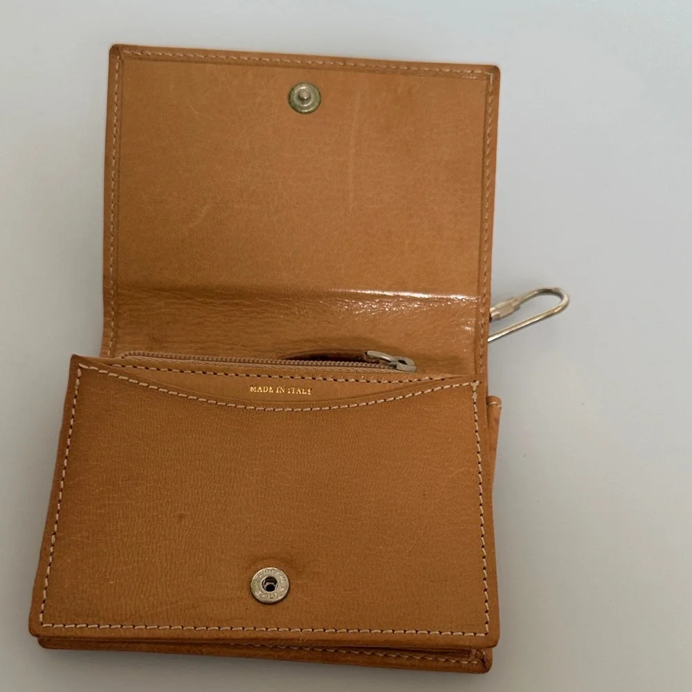 Kate Spade Brown Leather Key Holder made in italy